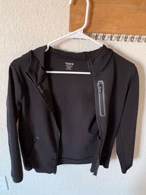 Old Navy Black Boy’s Zip-Front Active Jacket